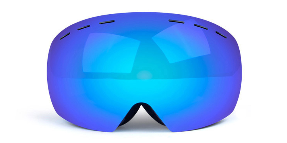 H018 Prescription Ski and Snowboard Goggles Blue - Dual Layer Anti Fog Lenses - Impact Resistance and UV Blocking Snow Glasses