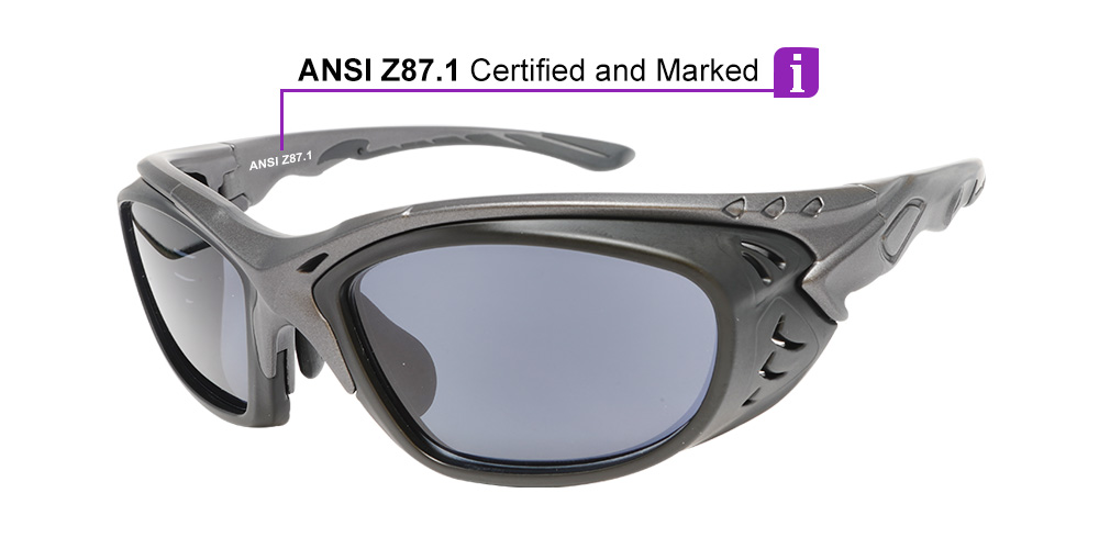 J137 Prescription Safety  Sunglasses Black