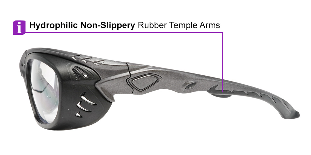 J137 Prescription Safety  Sunglasses Black