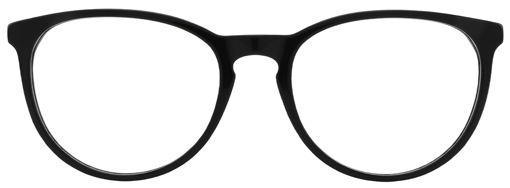 Try on glasses: Prescription Glasses 21005 Black