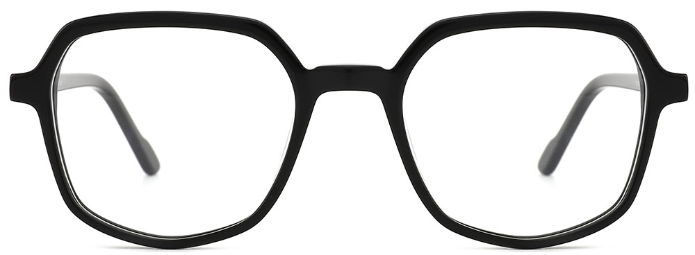 Geometric Prescription Glasses 21035 Black from Cheapglasses123.com