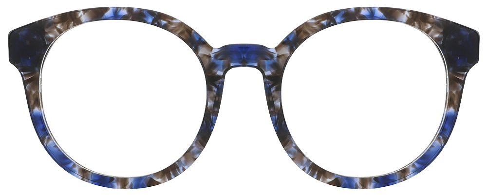 Try on Round Prescription Glasses 21037 Demi Grey