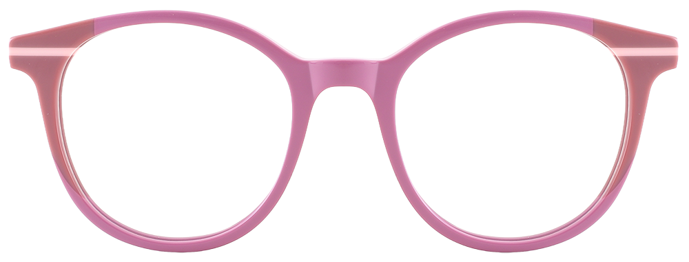 Try on Women's Prescription Glasses 21047 Pink