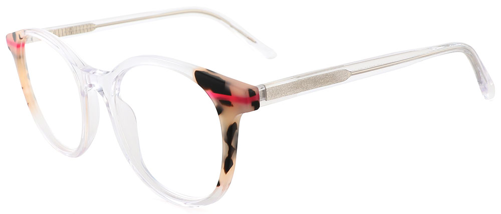Cheapglasses123.com Prescription Glasses 21047 Clear Tortoise