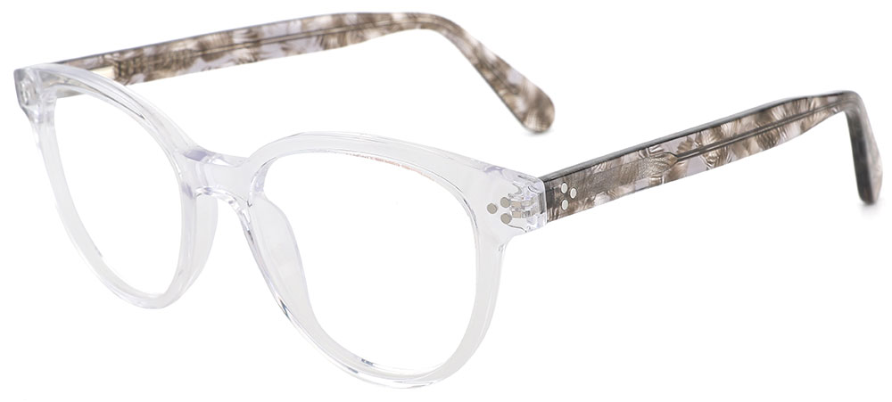 CheapGlasses123.com Cat Eye Prescription Glasses 21087 Clear Tortoise