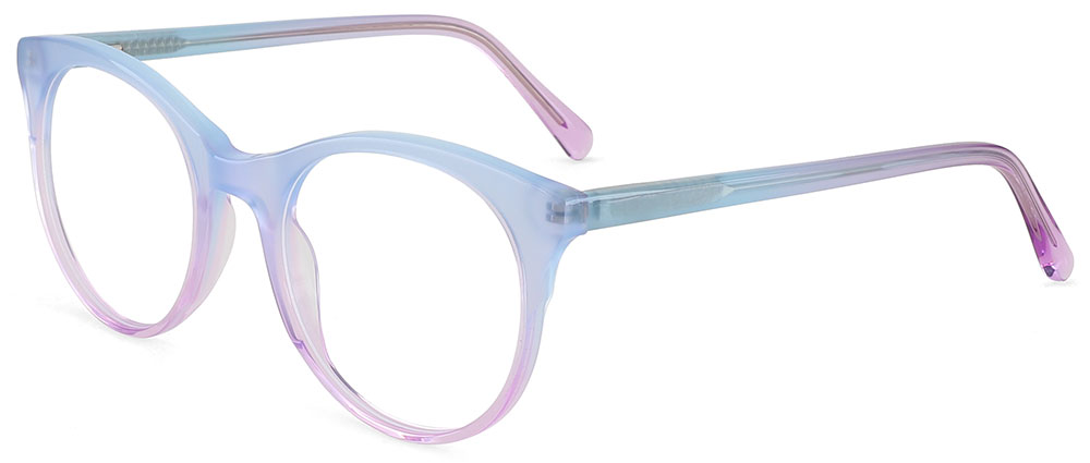 Cheapglasses123.com Prescription Glasses 21102 Blue Pink