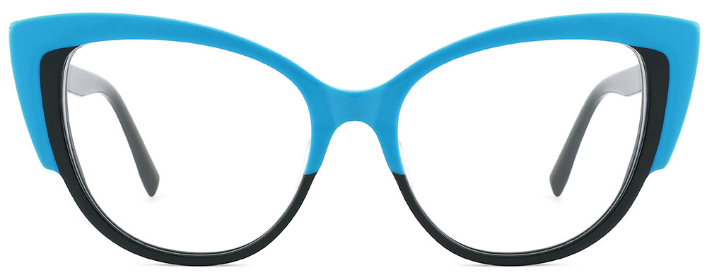 Cat Eye Prescription Glasses 21116 Blue