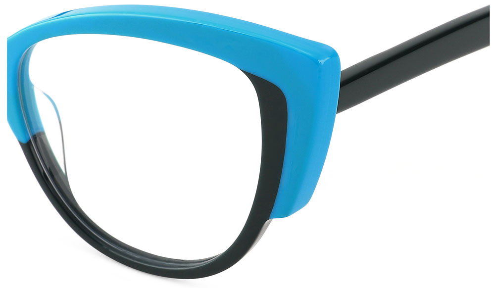 Cat Eye Prescription Glasses 21116 Blue