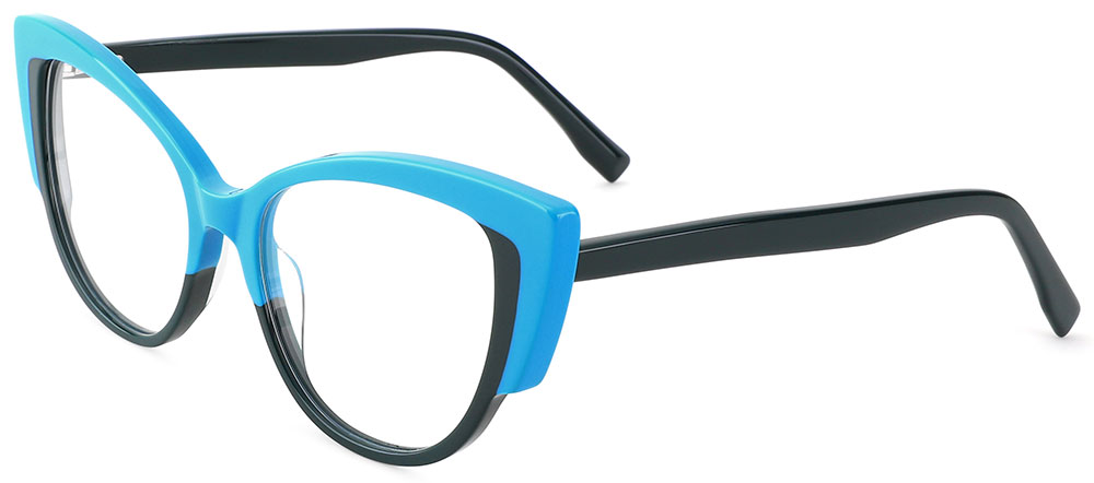 Cat Eye Prescription Glasses 21116 Blue from cheapglasses123.com