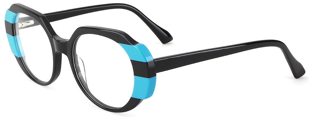 Cheap Prescription Glasses 21121 Black Blue from cheapglasses123.com