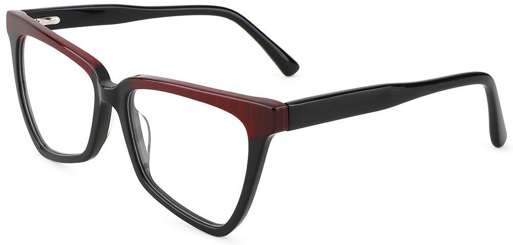 Cheap Prescription Glasses 21122 Red Black from cheapglasses123.com