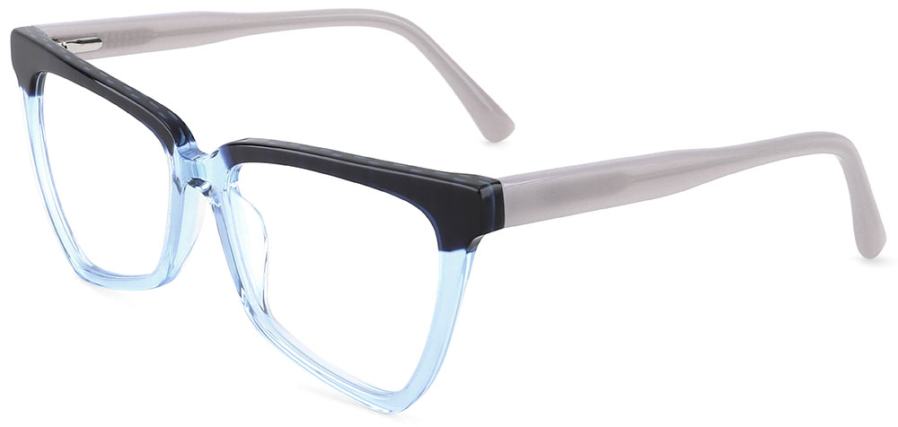 Cheap Prescription Glasses 21122 Black Blue from cheapglasses123.com