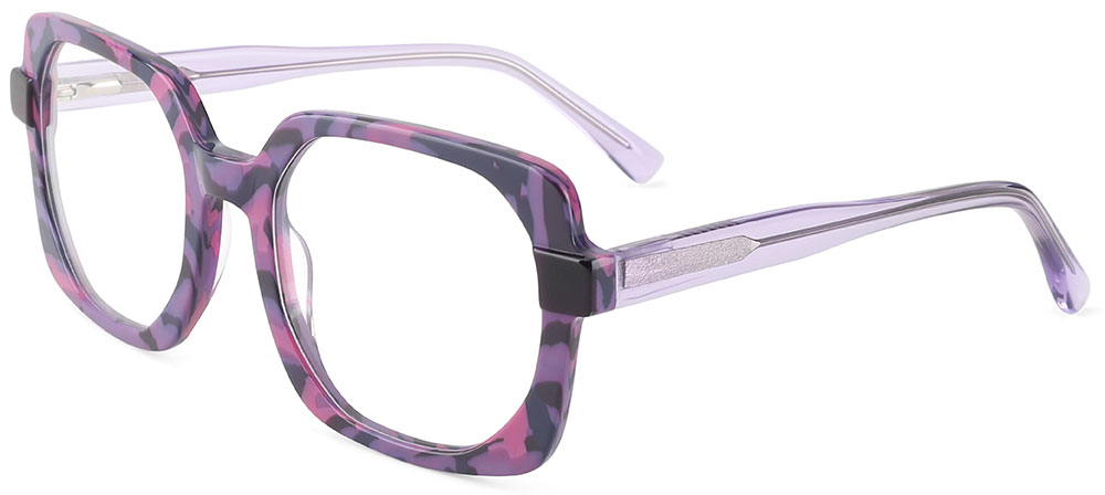 Geometric Prescription Glasses 21127 Floral from cheapglasses123.com