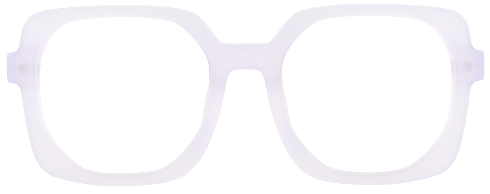 Try on Geometric Prescription Glasses 21127 Transparent