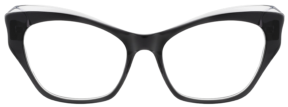 Try on Cat Eye Prescription Glasses 21132 Black