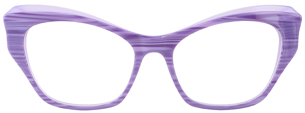 Try on Cat Eye Prescription Glasses 21132 Purple