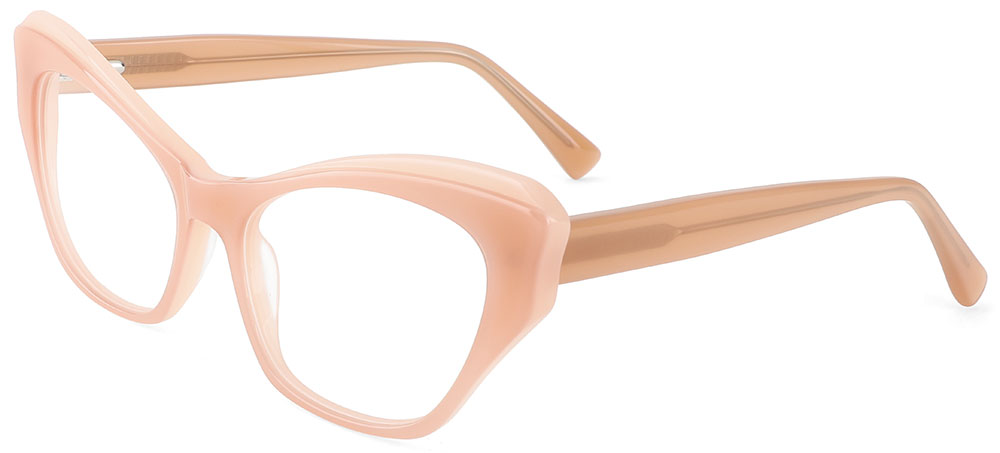 Cat Eye Prescription Glasses 21132 Rose Gold from cheapglasses123.com