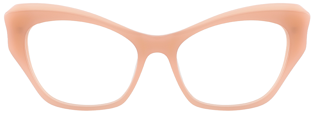 Try on Cat Eye Prescription Glasses 21132 Rose Gold