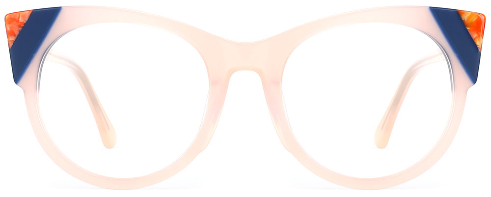 Cat Eye Prescription Glasses 21143 Cream