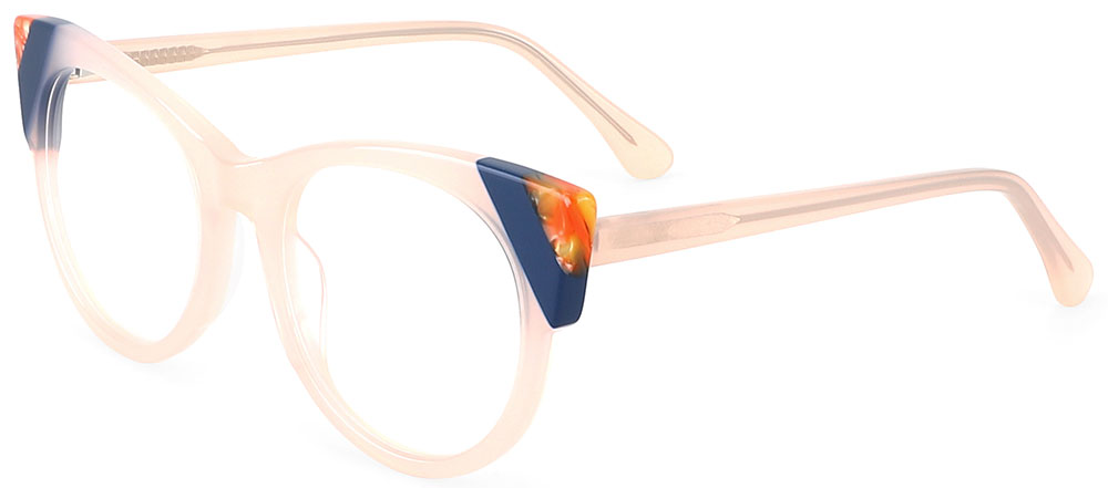 Cat Eye Prescription Glasses 21143 Cream from cheapglasses123.com