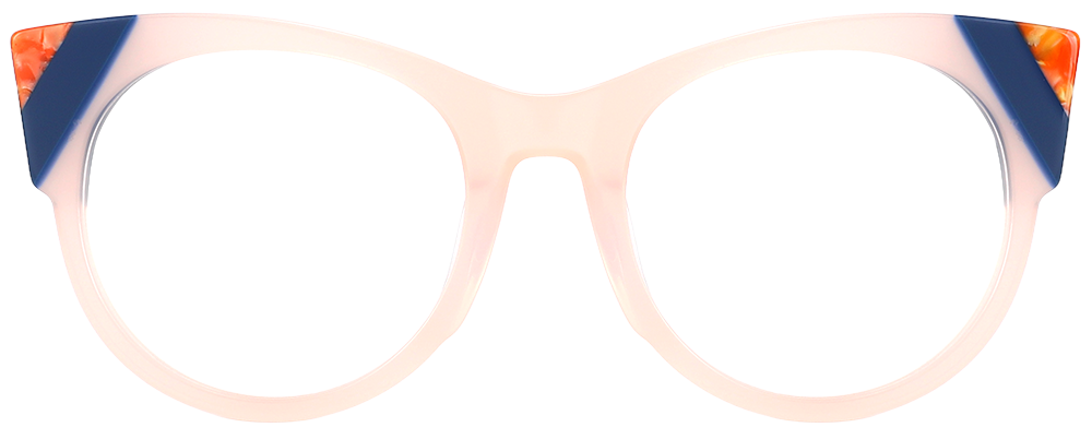 Try on Cat Eye Prescription Glasses 21143 Cream