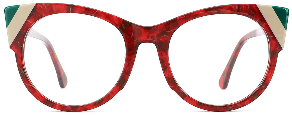 Cat Eye Prescription Glasses 21143 Red