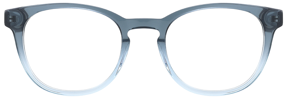 Try on Cheap Prescription Glasses 21163 Blue Black