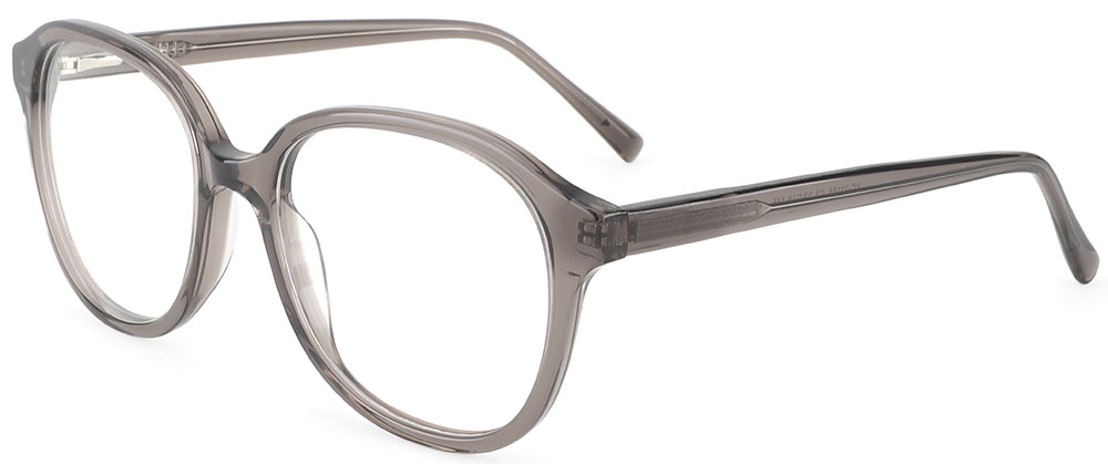 Round Prescription Glasses 21166 Gray from cheapglasses123.com