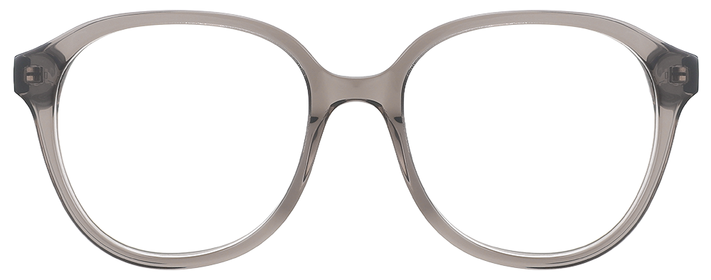 Try on Round Prescription Glasses 21166 Grey