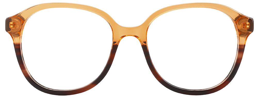 Try on Prescription Glasses 21166 Yellow Tortoise