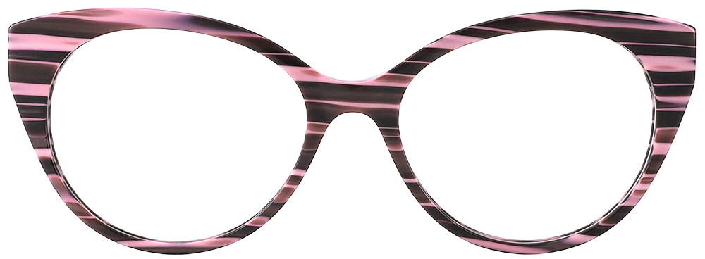 Try on Cat Eye Prescription Glasses 21172 Floral
