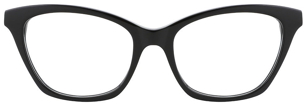 Try on Cat Eye Prescription Glasses 21173 Black