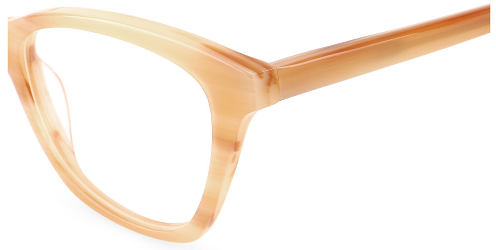 Cat Eye Prescription Glasses 21173 Cream