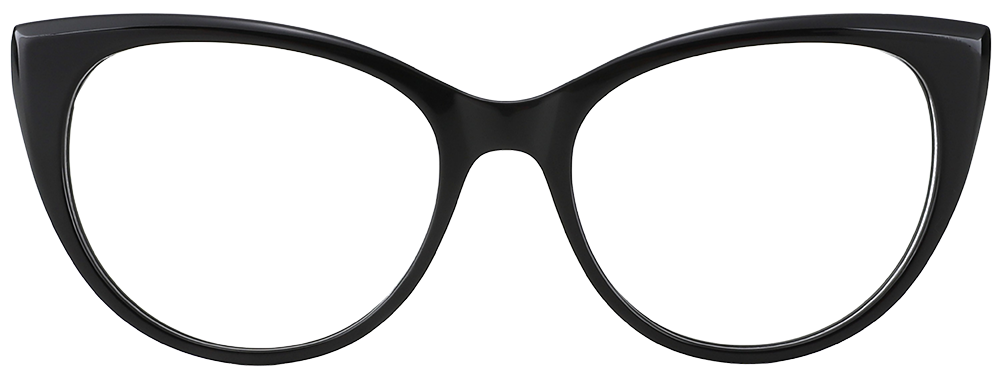 Try on Cat Eye Prescription Glasses 21174 Black
