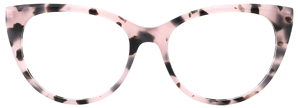Try on Cat Eye Prescription Glasses 21174 Tortoise Pink