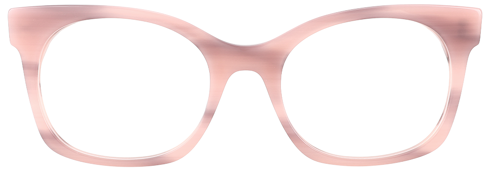 Try on Cat Eye Prescription Glasses 21175 Pink Cream