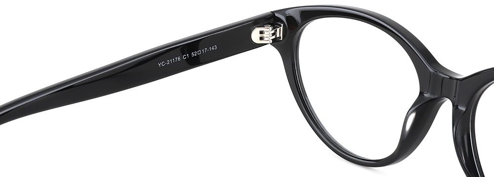 Cat Eye Prescription Glasses 21176 Black