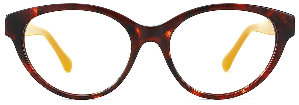 Cat Eye Prescription Glasses 21176 Tortoise Yellow