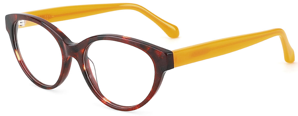 Cat Eye Prescription Glasses 21176 Tortoise Yellow from cheapglasses123.com