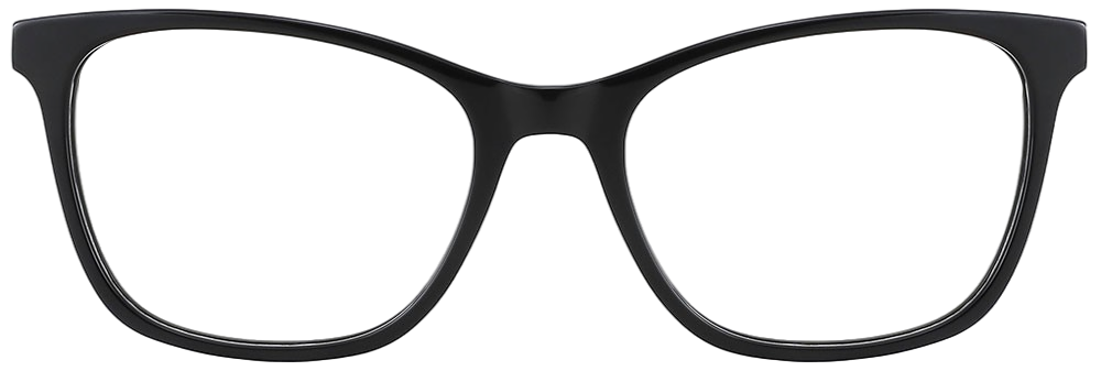 Try on glasses: Cat Eye Prescription Glasses 21180 Black