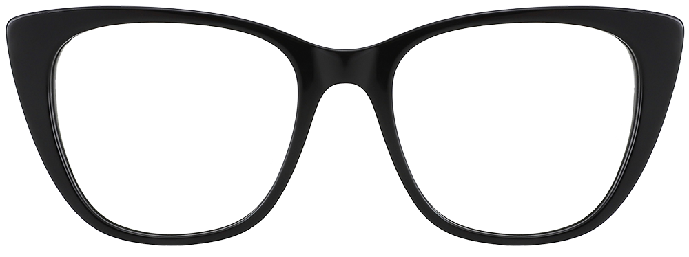 Try on glasses: Cat Eye Prescription Glasses 21182 Black