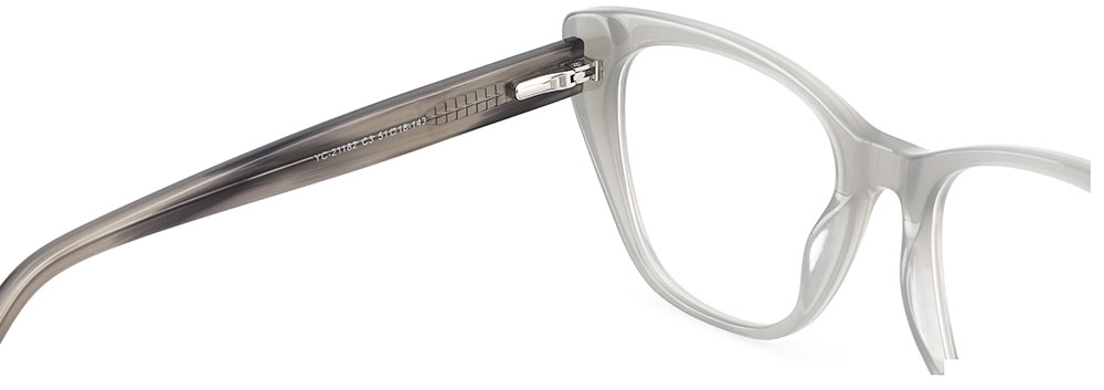 Cat Eye Prescription Glasses 21182 Gray