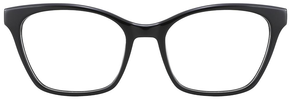 Try on glasses: Cat Eye Prescription Glasses 21183 Black