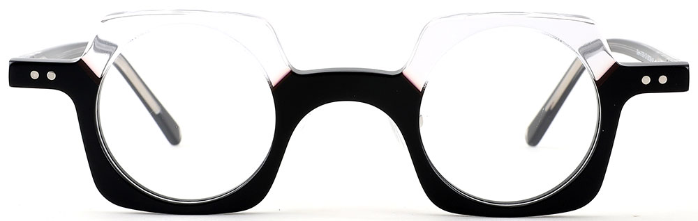 Cheap Prescription Glasses 21209 Black Clear from cheapglasses123.com