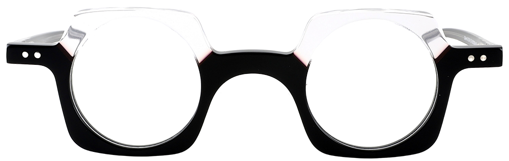 Try on Prescription Glasses 21209 Black Clear