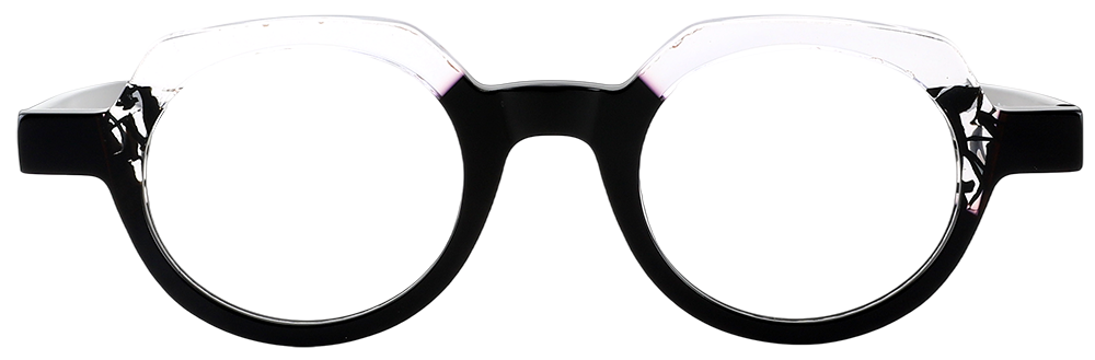 Try on Prescription Glasses 21210 Black Clear