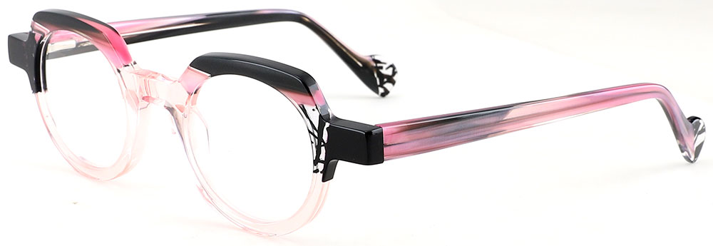 Cheapglasses123.com Prescription Glasses 21210 Clear Pink