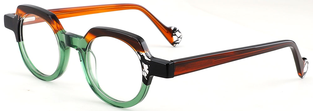 Cheapglasses123.com Prescription Glasses 21210 Green Brown