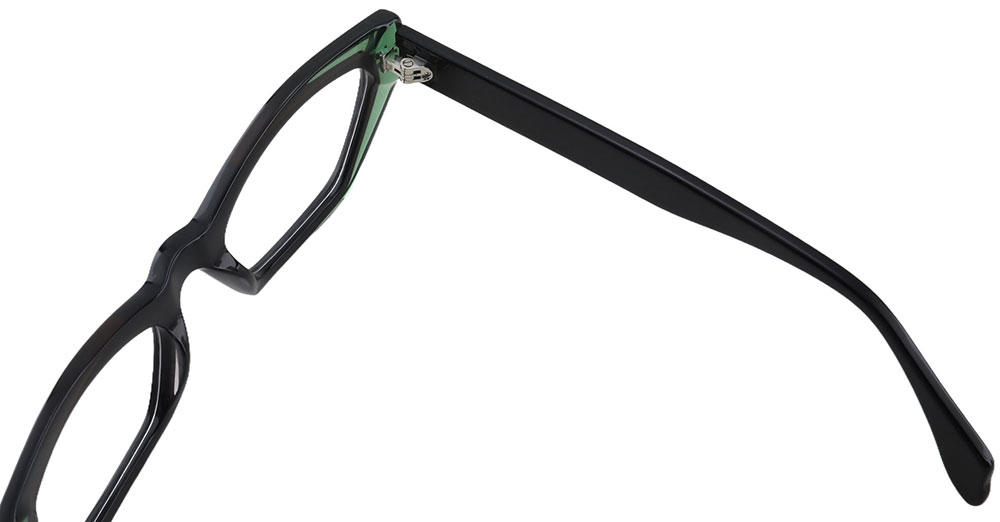 Cat Eye Prescription Glasses 21213 Black Green