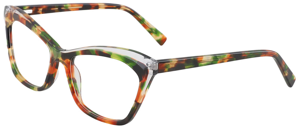 Try on glasses: Cat Eye Prescription Glasses 21215 Floral